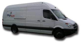 Picture of the CBCT Scanner Van that comes to you
